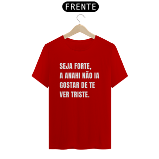 Nome do produto Camiseta Unissex - RBD Seja Forte pela Anahi 