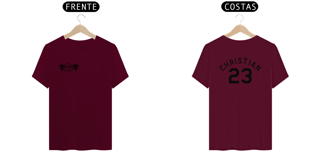 Nome do produto Camiseta Unissex - RBD Christian 23