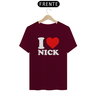 Nome do produto Camiseta Unissex - Jonas Brothers I Love Nick