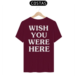 Nome do produto Camiseta Unissex - Travis Scott Wish You Were Here (estampa apenas nas costas)