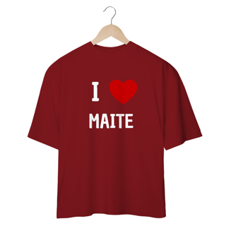 Nome do produto Camiseta Oversized - RBD I Love Maite