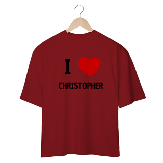 Nome do produto Camiseta Oversized - RBD I Love Christopher