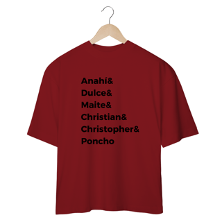 Nome do produto Camiseta Oversized - RBD Integrantes