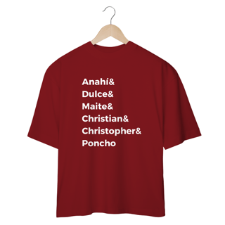 Nome do produto Camiseta Oversized - RBD Integrantes