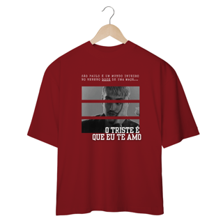 Nome do produto CAMISETA OVERSIZED JÃO O TRISTE É QUE 