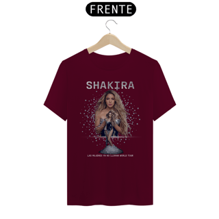 Nome do produto CAMISETA SHAKIRA LAS MUJERES YA NO LLORAN WORLD TOUR 