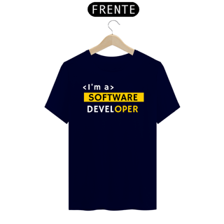 Nome do produto T-Shirt I'm a Software Developer