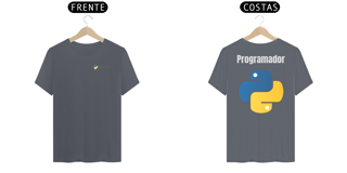 Nome do produto T-Shirt Programador Python