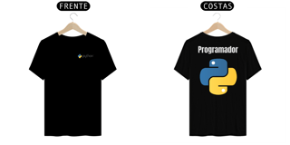 Nome do produto T-Shirt Programador Python