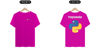 Nome do produto T-Shirt Programador Python