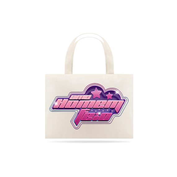 Ecobag Amo Homem Feio