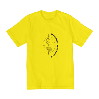 Nome do produtoCamiseta Infantil Acolher - tratar- transformar 