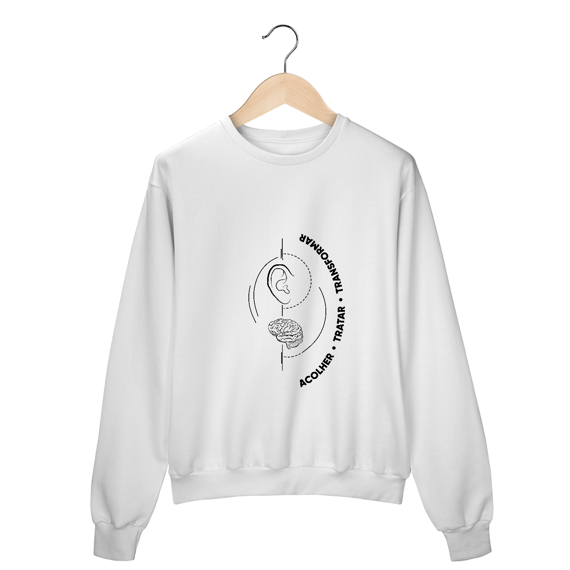 Moletom fechado Acolher - Tratar - Transformar 