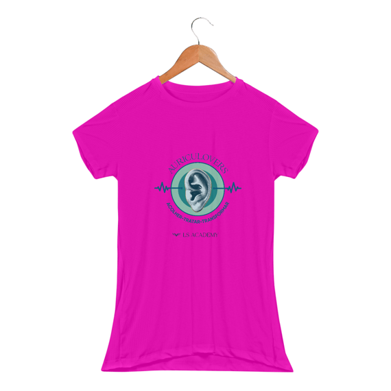 Camiseta Feminina Auriculovers - Sport Dry UV