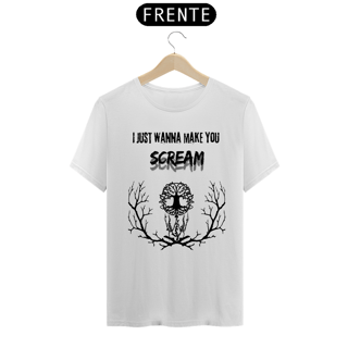 Nome do produto Camiseta Scream (versão estampa preta)