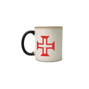 Nome do produtoCaneca Mágica. Quando esquenta a Cruz de Malta aparece.
