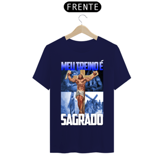 Nome do produto Camiseta - MEU TREINO É SAGRADO