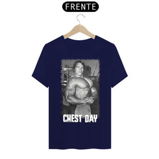 Nome do produto Camiseta RestPause Arnold - Chest Day