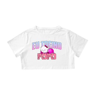 Nome do produto Cropped RestPause - Eu treino fofo