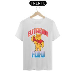 Nome do produto Camiseta - Eu treino fofo