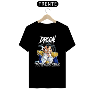 Nome do produto Camiseta RestPause Vegeta - Tô ficando calvo.
