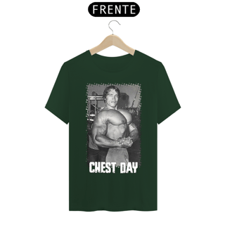 Nome do produto Camiseta RestPause Arnold - Chest Day