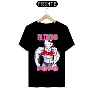 Nome do produto Camiseta Eu treino fofo