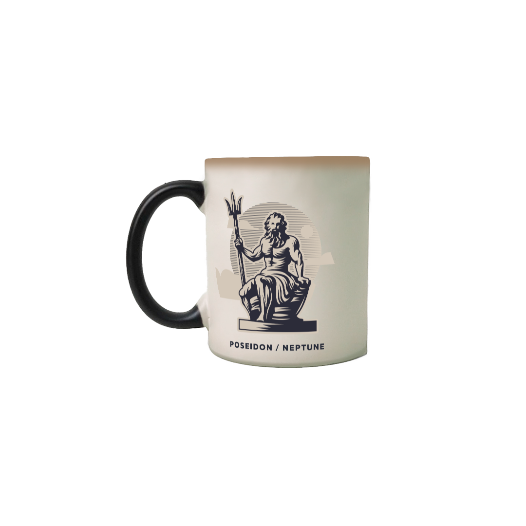 Poseidon - série Mitologia Grega - caneca mágica