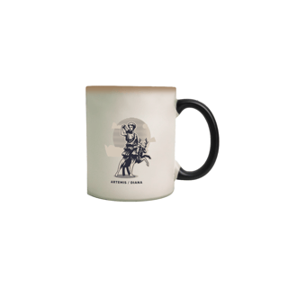 Artemis - Série Mitologia Grega - caneca mágica