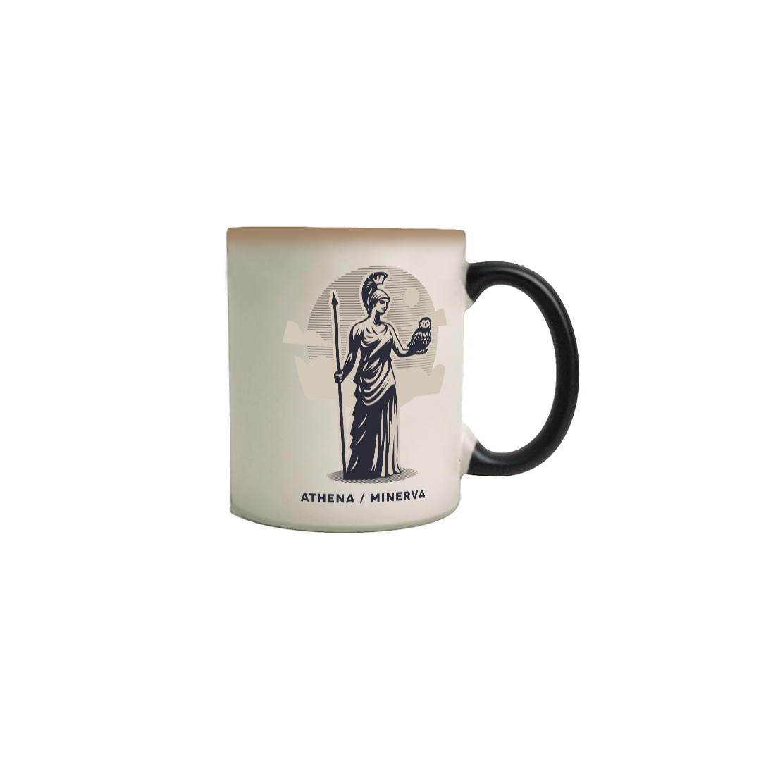 Athena - série Mitologia Grega - caneca mágica