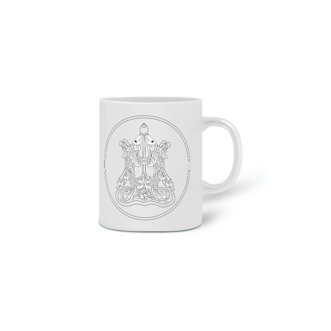 Nome do produto: Caneca Os Preciosos Peixes