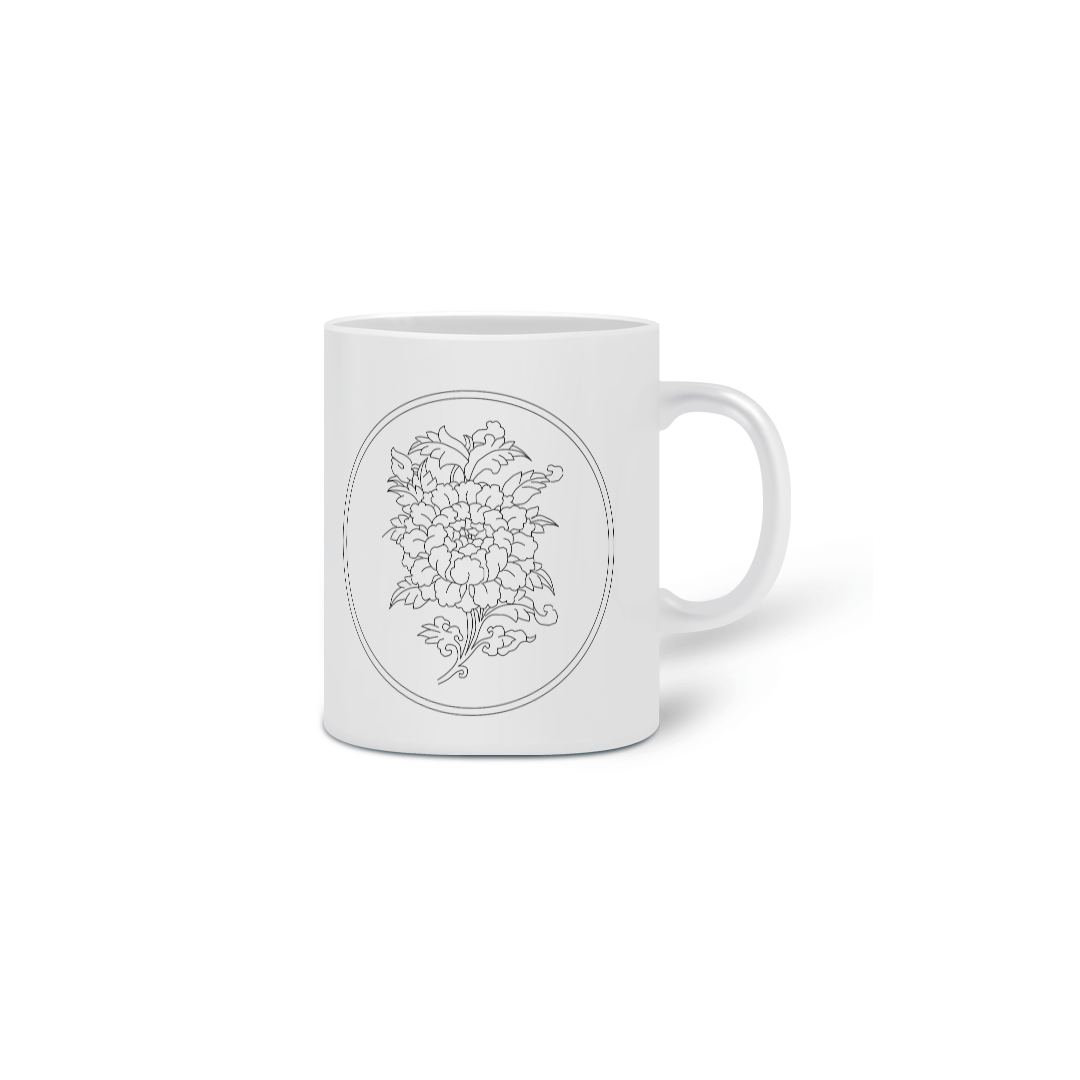 Nome do produto: Caneca A Preciosa Flor