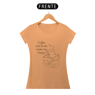 Nome do produtoCamiseta Coffee and Books Feminina