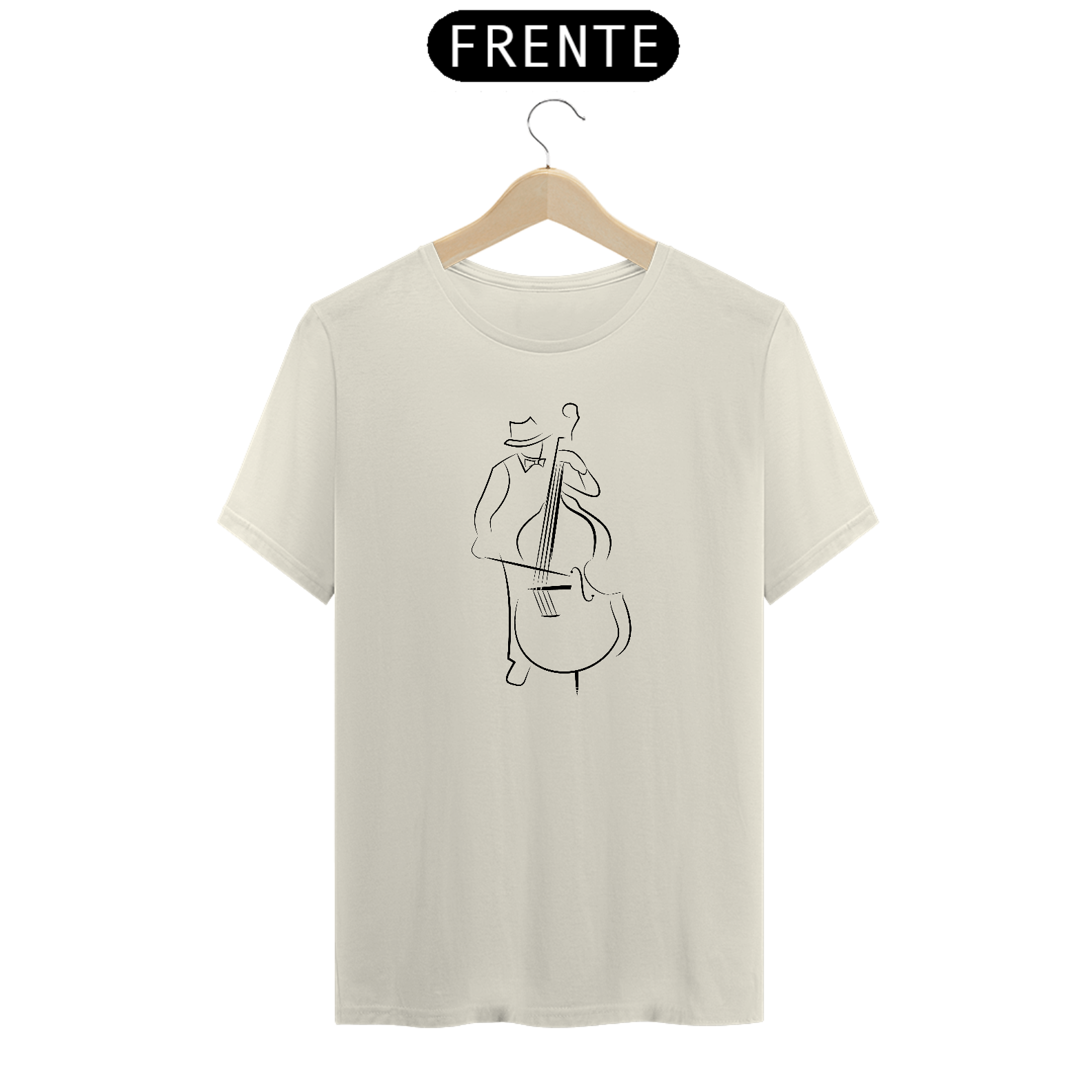 Contrabaixo - camiseta unissex