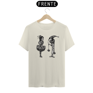 Pierrot e Colombina - camiseta unissex