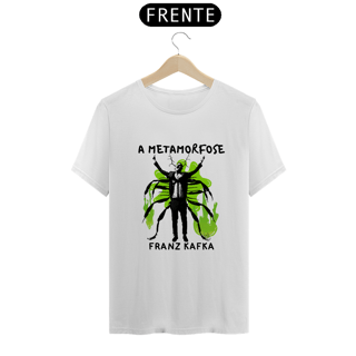 Nome do produto A Metamorfose, Franz Kafka TShirt Quality (Branca/Cinza)