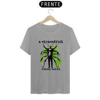 Nome do produto A Metamorfose, Franz Kafka TShirt Quality (Branca/Cinza)