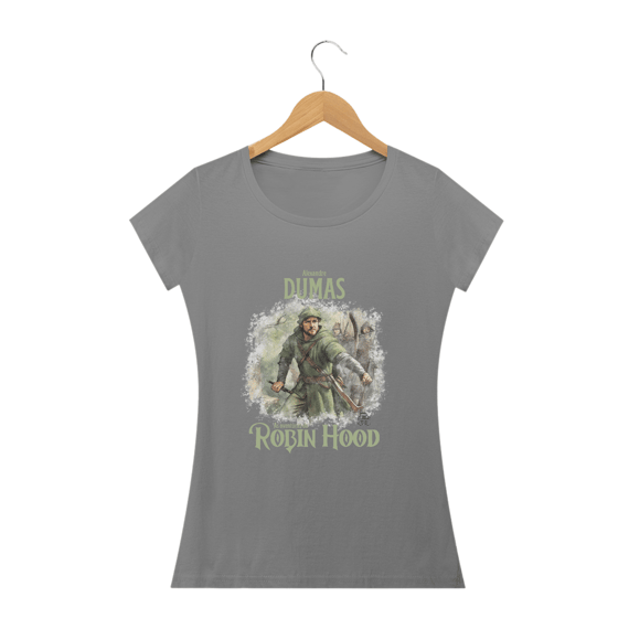 Robin Hood, Alexandre Dumas Long Quality (Branca/Cinza)