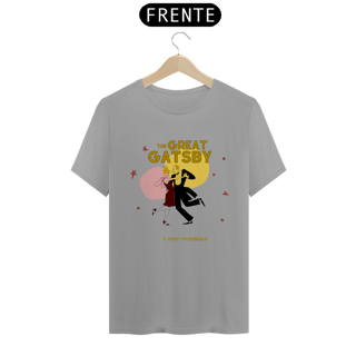 Nome do produto The Great Gatsby, F. Scott Fitzgerald TShirt Quality (Branca/Cinza)