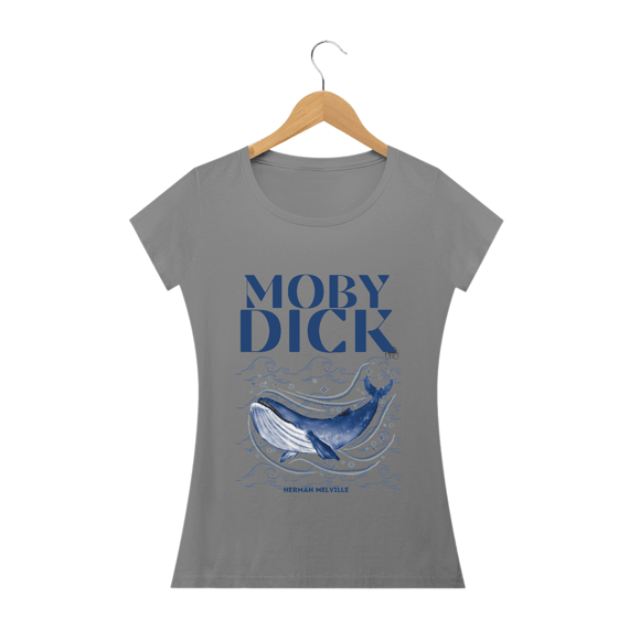 Moby Dick, Herman Melville Long Quality (Branca/Cinza)