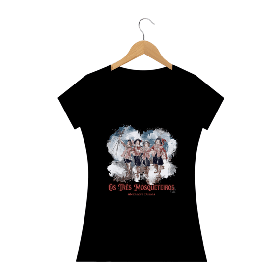 Os Três Mosqueteiros, Alexandre Dumas Baby Long Quality (Preto)