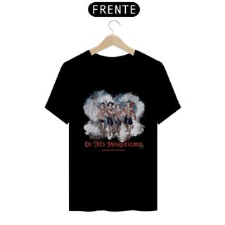 Nome do produto Os Três Mosqueteiros, Alexandre Dumas TShirt Quality (Preto)