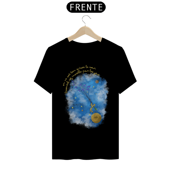 On ne voit bien qu'avec le coeur TShirt Quality (Preto)