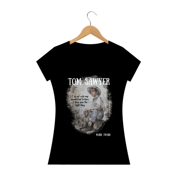 Tom Sawyer, Mark Twain Baby Long Quality (Preto)