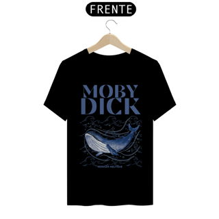 Nome do produto Moby Dick, Herman Melville TShirt Quality (Preto)