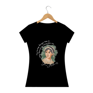 Nome do produto My courage always rises, Jane Austen Baby Long Quality (Preto)