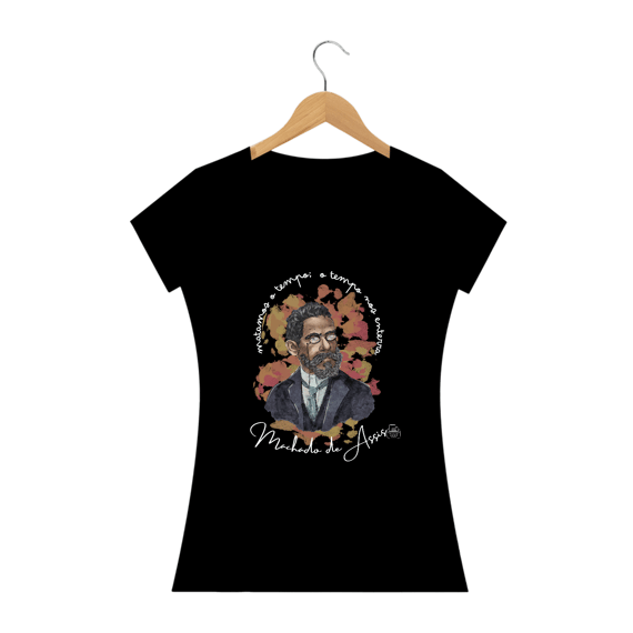 Matamos o tempo, Machado de AssisBaby Long Quality (Preto)