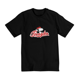 Camiseta Infantil Beisebol Snoopy Beagles