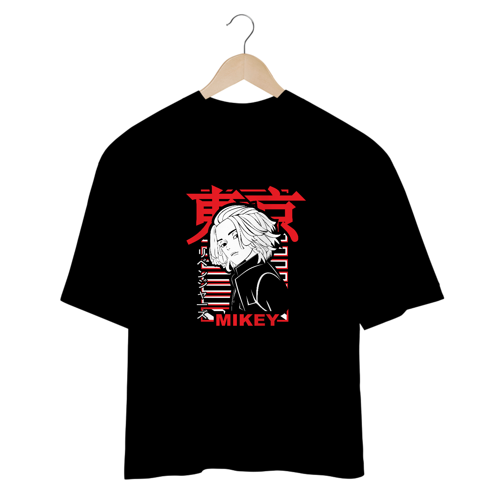 Camiseta OverSize Anime Tokyo Revengers Mikey