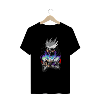 Camiseta T-Shirt Plus Size Geek Kakashi Hatake Naruto